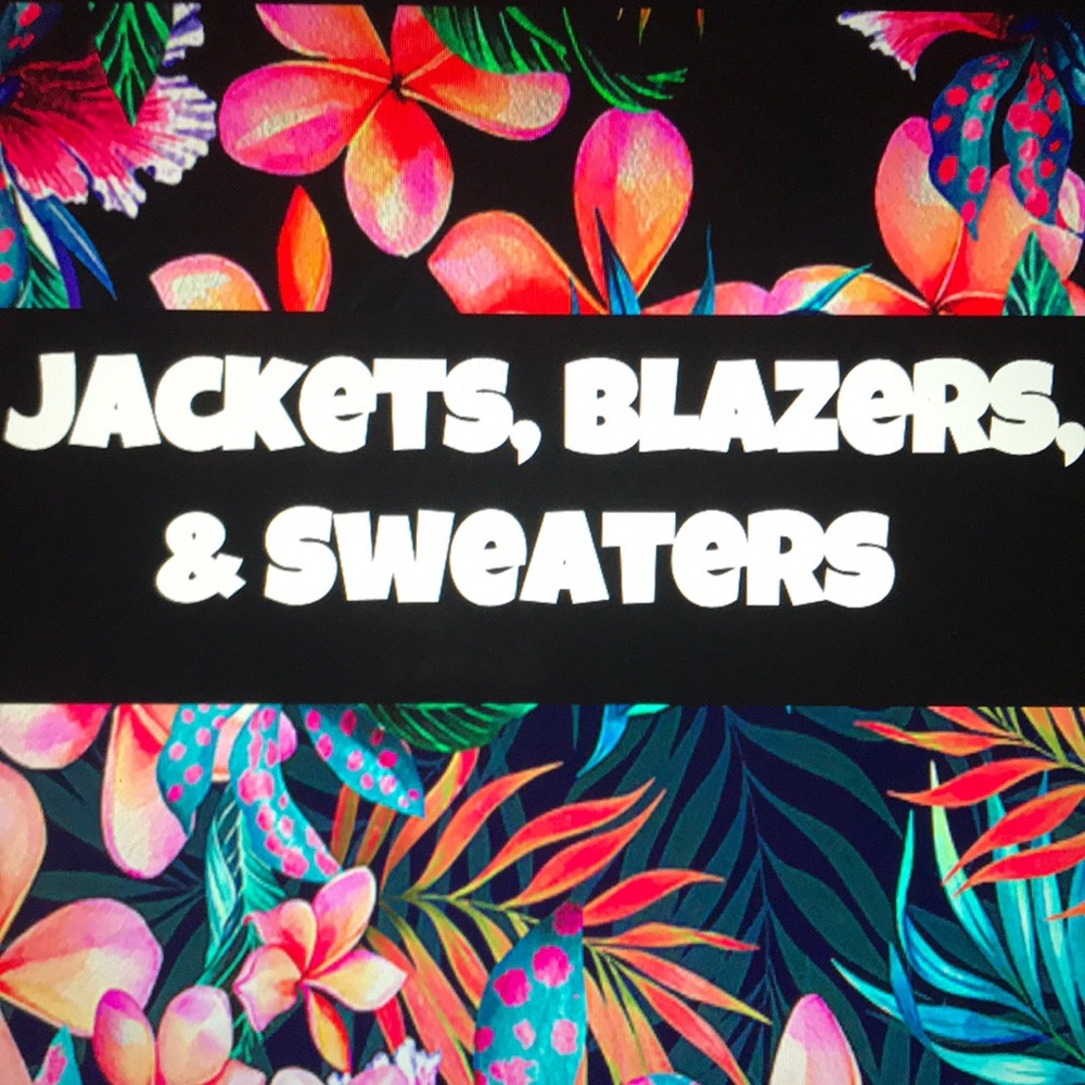 ❄️☔️Jackets, Blazers, Sweaters ☃️